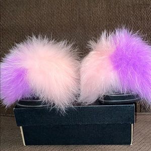 Infant fur slide